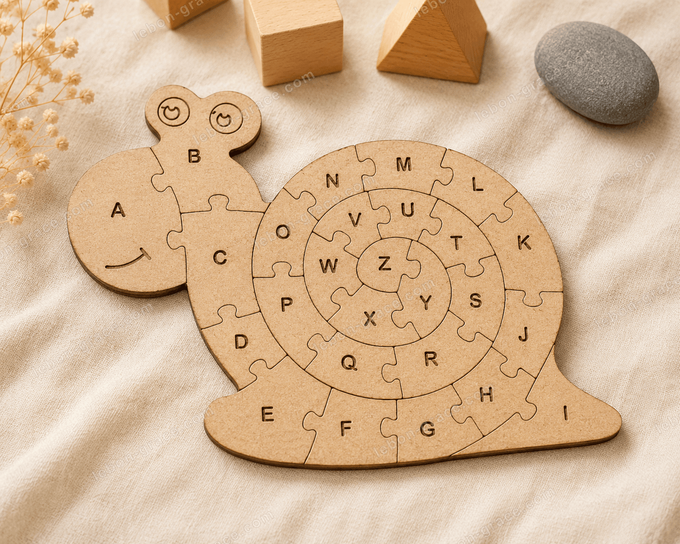 Alphabet Snail