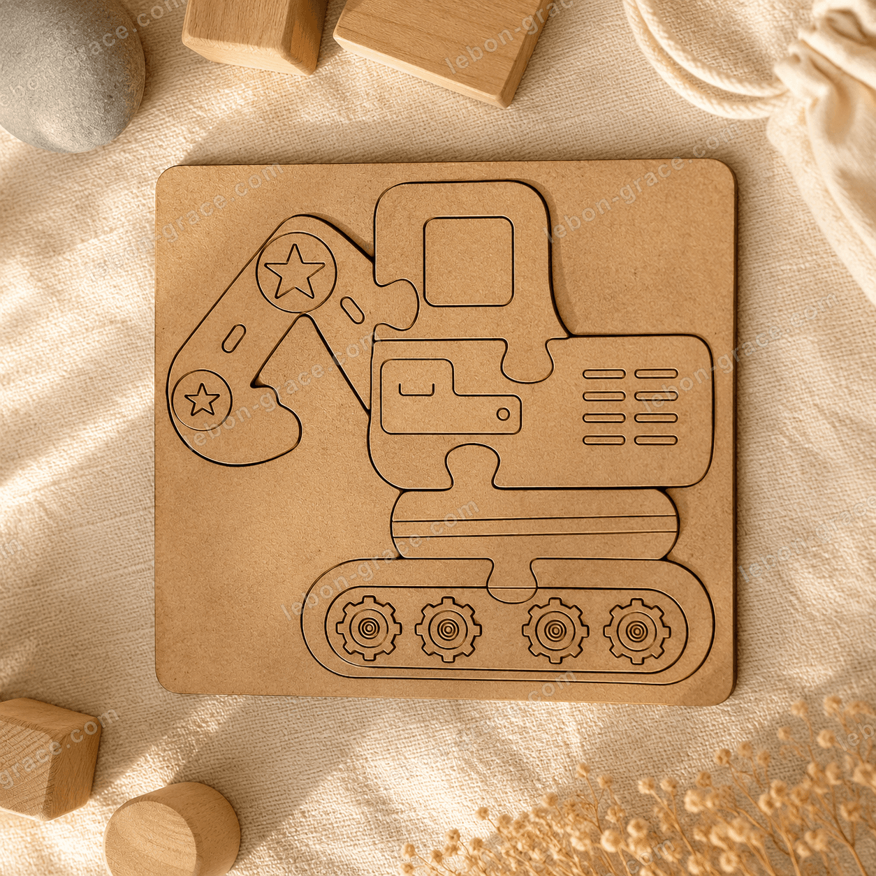 Excavator Puzzle