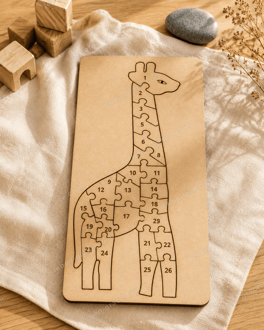 Giraffe Number Puzzle