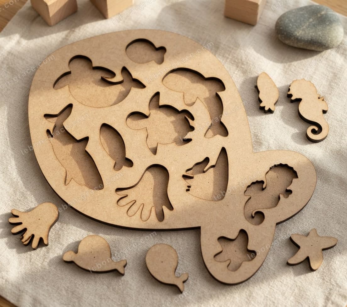 Sea Creatures Peg Board