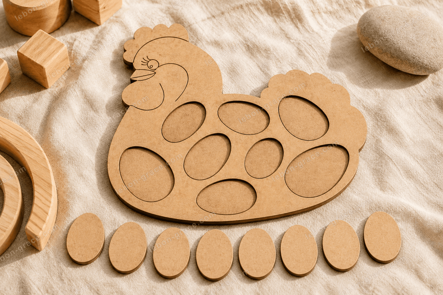 Truck Peg Puzzle, Design Two