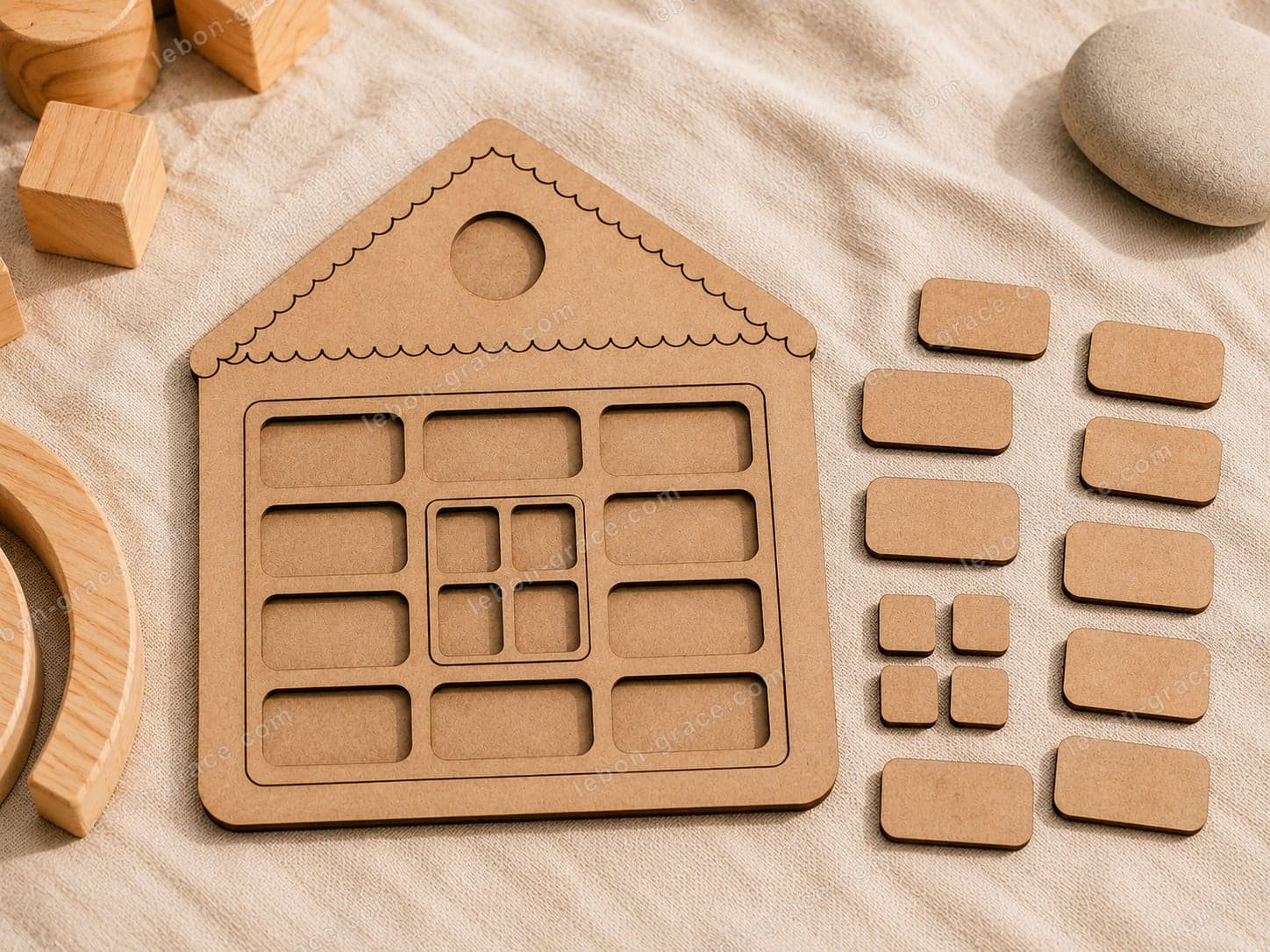 Truck Peg Puzzle, Design Three
