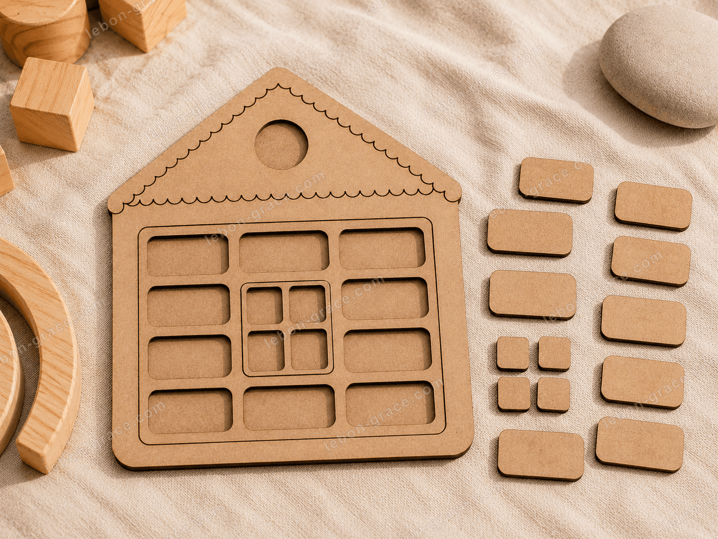 Truck Peg Puzzle, Design Three